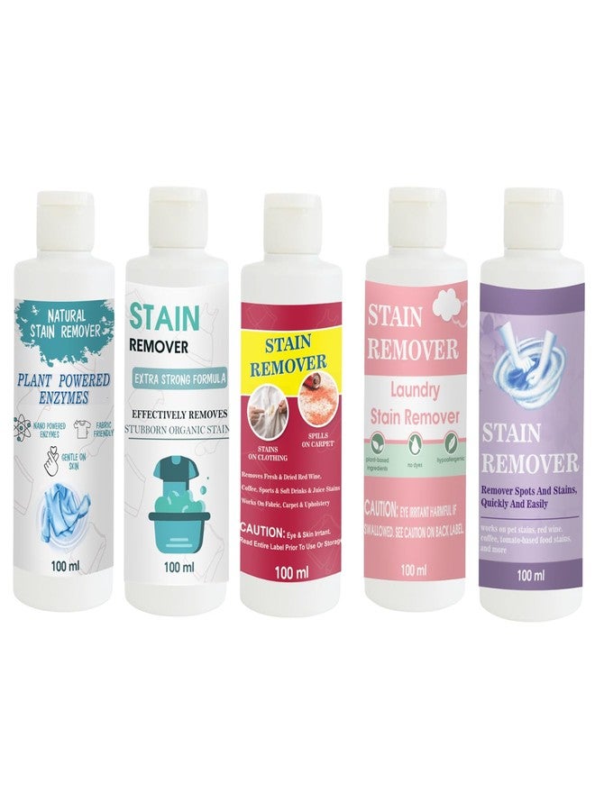 مجموعة مزيلات البقع من توفوس، تتضمن مزيل بقع القمصان والدمى والأحمر والوردي والبنفسجي | محلول تنظيف متعدد الأسطح للملابس والأقمشة والمفروشات (100 غرام لكل عبوة) - Image 1